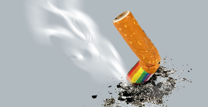 Illustration of extinguished cigarette